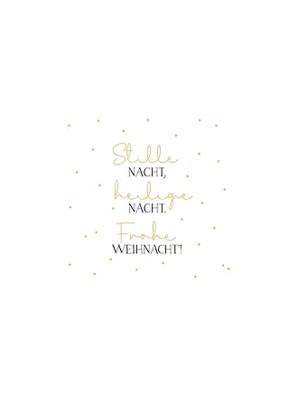 PAPER-PRODUCTS | Weihnachts Lunch-Servietten 33x33cm STILLE NACHT | 